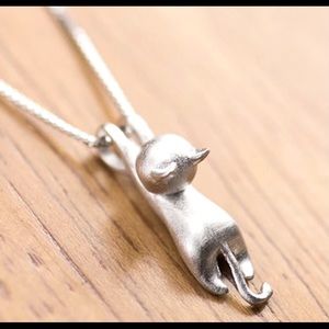 Cute cat pendant and necklace
